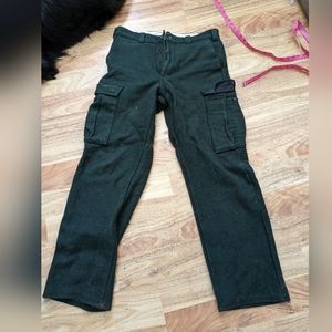 Vintage green codet wool pants